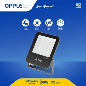 Opple Lampu LED Floodlight-U 50W Warm White 3000K – Waterproof LED Floodlight-U 50W-3000-GY-GP Lampu Sorot LED