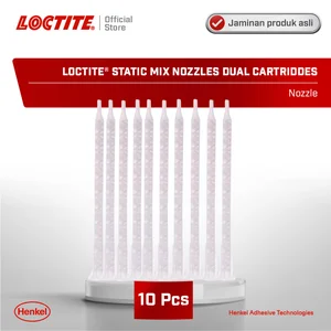 Henkel LOCTITE Static Mixer Nozzles - 50 mL. 20-Pack Luer (10 Pieces) Alat Mekanik Lainnya