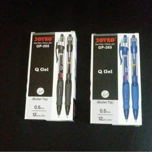 Pulpen Gel Joyko GP-256 Hitam Dan Biru