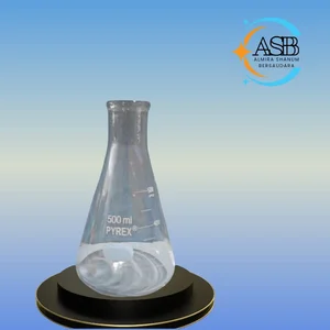 Labu Erlenmeyer Pyrex 500ml Tahan Panas Bermulut Sempit
