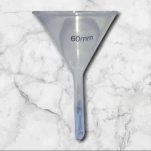 60mm Glass Laboratory Funnel for Chemical Liquid Transfer