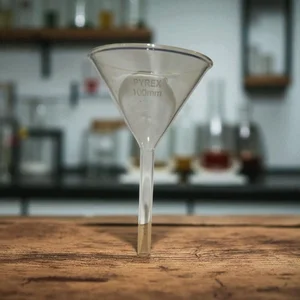 100mm Laboratory Glass Funnel For Liquid Filtration