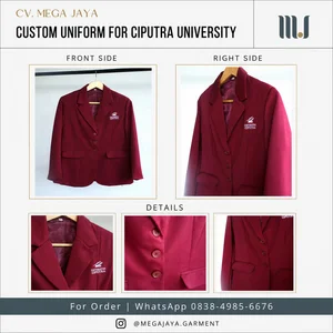 Custom Almamater Kampus Lengan Panjang