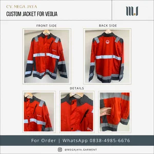 Konveksi Jaket Safety Custom Perusahaan