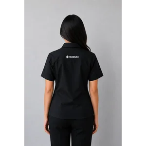 Kemeja Seragam Kerja Custom Bordir Logo Depan Belakang