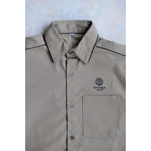 Custom Shirt Seragam Kerja dengan Bordir Logo
