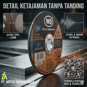 Batu Gerinda Potong WD 4” Mata Gerinda Cutting Wheel A60 T41 Abrasive dan Produk Abrasive