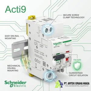 SCHNEIDER ACTI9 IDPN N VIGI A9D31625 RCBO 