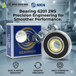 NKN 6201-2RS Single Row Deep Groove Ball Bearing / Laher / Klaher
