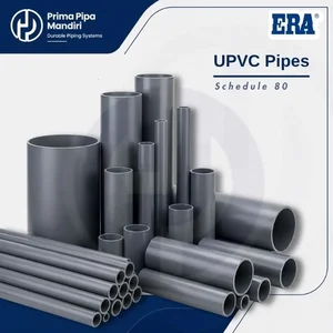 Pipe UPVC Sch80 5.8m/length ASTM D-1785 (ERA ex. China)