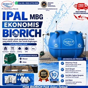 IPAL MBG Ekonomis BIORICH 2000 Liter/ IPAL RESTAURANT 2m3 / Tangki Pengolahan Air Modern dan Ramah Lingkungan/IPAL DAPUR/RUMAH/CATHERING/SPPG DLL
