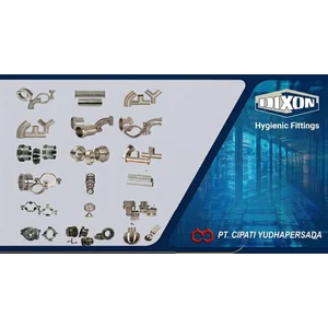Dixon Sanitary Fittings Pipe Stainless Steel 304 Anti Kontaminasi