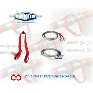 Safety Cable Nylon Whipshock Kabel Pengaman Selang Industri untuk Perlindungan Hose Whip