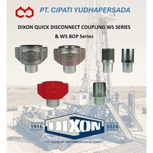 Dixon Quick Disconnect Coupling / Hydraulic Coupling (QDC) WS Series & WS BOP Series Kopling Hidrolik Quick Connect untuk Sistem Tekanan Tinggi