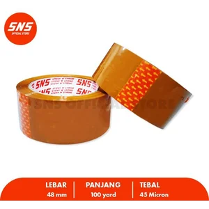 LAKBAN BENING / COKELAT 2 INCH (48MM) 100 YARD