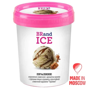  Ice cream praline dengan pint dan kacang kenari by BRandICE