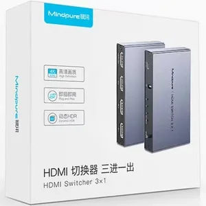 HDMI Video Switcher Mindpure 4-port 4K