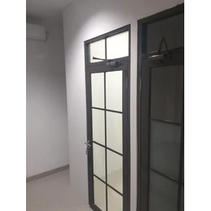 Pintu Aluminium / PVC / Kayu Minimalis Custom Premium