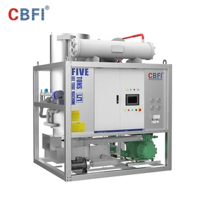 CBFI TV50 5 Tons Per Day Ice Tube Making Machine With CE (Mesin Es Tube / Kristal) Kapasitas: 5.000 kg / 24 jam
