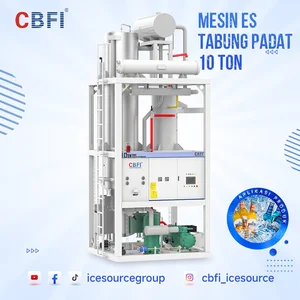Mesin Es Tube / Kristal  Padat 5–40 Ton/Hari CBFI – Solid Tube Ice Machine