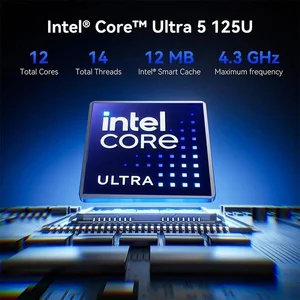 GEEKOM IT12 MAX Mini PC - Intel Ultra 5 RAM 16GB/500GB SSD Windows 11 Pro Garansi 3 Tahun - 16GB/500GB SSD