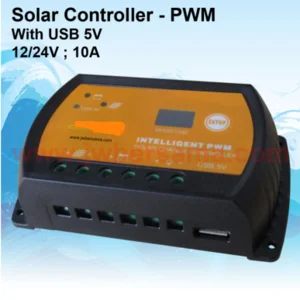 Mppt Solar Charge Controller Jwb Intelligent Pwm 10A With Usb Output