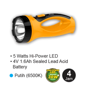 Meval 5W Hi-Power Mt1-E5a Led Flashlight
