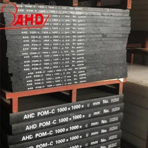 POM Sheet Hitam Polyacetal Lembaran Plastik Teknik Tahan Gesek