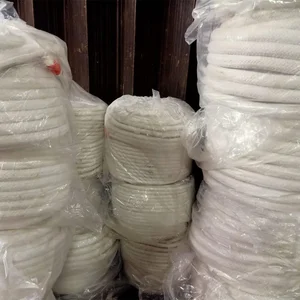 Ceramic Fiberglass Rope Tali Isolasi Tahan Panas untuk Industri