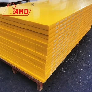 Nylon Sheet Kuning / PE Lembaran Kuning Plastik Teknik Tahan Aus