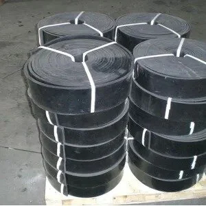 Rubber Skirt Karet Hitam Shore A 50-55 Tebal 20mm x 150mm x 10m Pengaman Conveyor