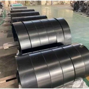 Rubber Skirting Hitam Shore A 50 Tebal 10mm x 200mm x 10 Meter untuk Conveyor Industri