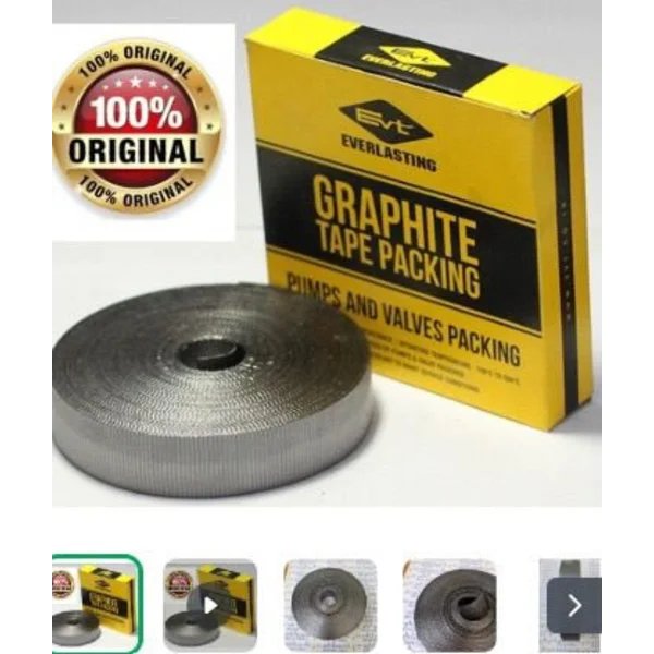 Everlasting Graphite Tape Packing untuk Pompa dan Valve