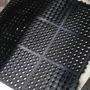 Rubber Mat Perforated Holes 90 cm x 90 cm