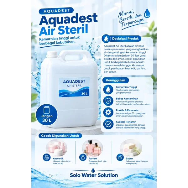 Jual  Aquadest Air Steril Semarang