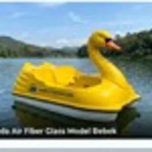 Sepeda Air Fiber Glass Model Bebek Kapasitas 2 Orang Dewasa