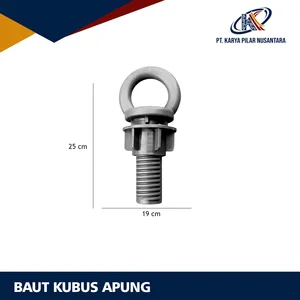 Dermaga Apung / Baut dan Mur HDPE