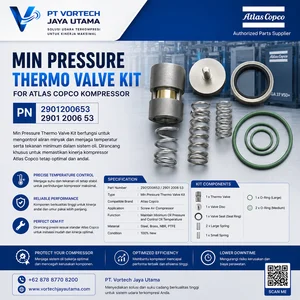 Min Pressure Thermo Valve Kit 2901200653 Atlas Copco for Compressor