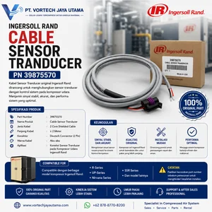 Ingersoll Rand Cable Sensor Transducer PN 39875570 Sensor Kompresor Screw Air Compressor