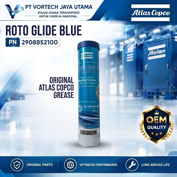 Atlas Copco ROTO GLIDE BLUE Original PN 2908852100 – Oli Kompresor Screw