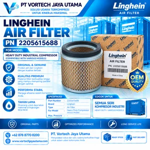 Linghein Air Filter PN 2205615688 Filter Udara Screw Air Compressor