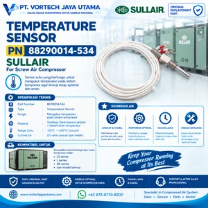 Temperature Sensor PN 88290014-534 untuk Screw Air Compressor