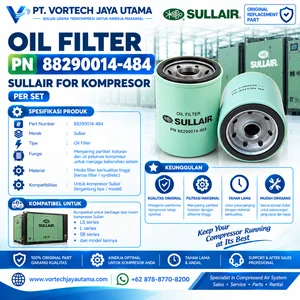Oil Filter Sullair 88290014-484 Filter Oli Kompresor Screw Air Compressor