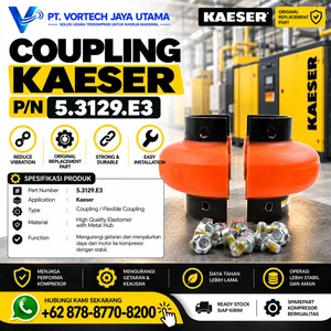 Coupling 5.3129.E3 Kaeser – Kopling Kompresor Screw Air Compressor