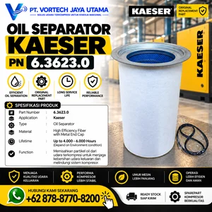 Oil Separator Kaeser Original PN 6.3623.0 Separator Oli Kompresor Screw Kaeser