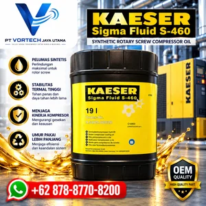 Oli Kompresor Kaeser Sigma Fluid S-460 Synthetic Rotary Screw Compressor Oil