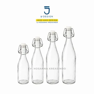 Botol Kaca Swing Top 750ml untuk Air Mineral