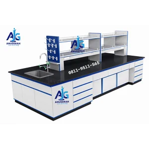 Island Bench Meja Tengah Meja Laboratorium ISB5 Phenolic Resin