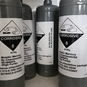 Liquid Mercury USA (merkuri cair/air raksa) Kemurnian Tinggi ≥99.999%