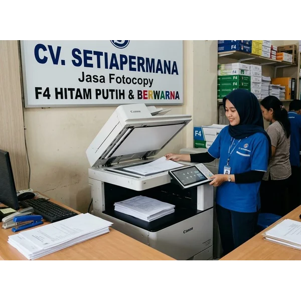 Foto Copy Ukuran F4 Berwarna 